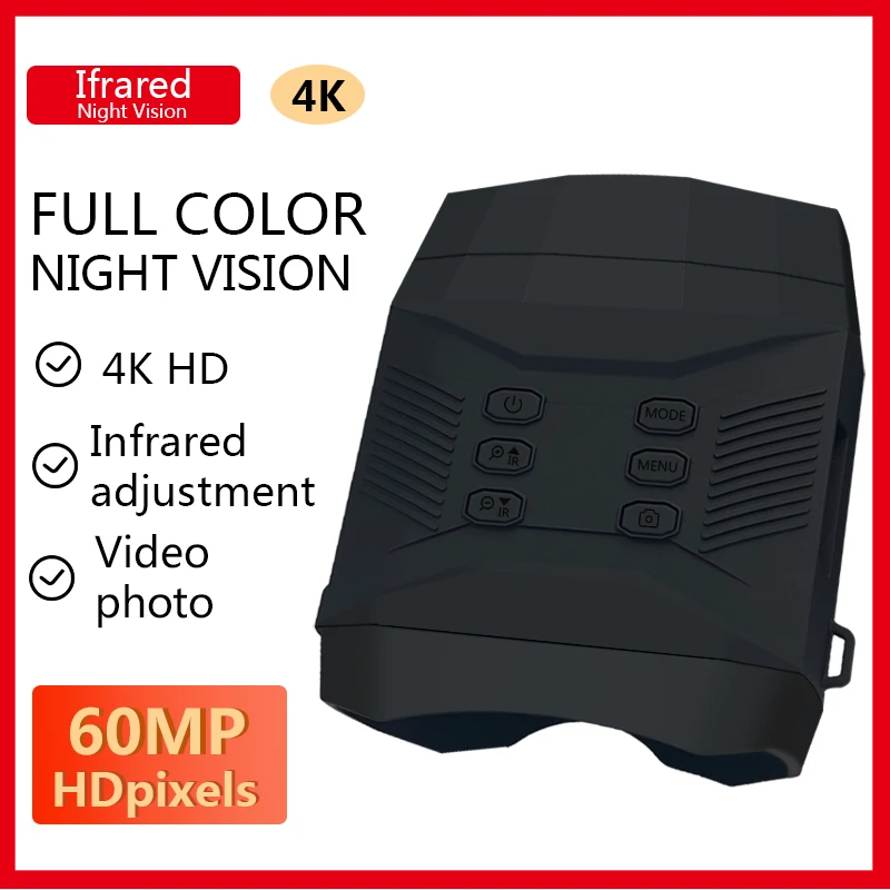 Trail Camera Infrared - 1Pcs Full Color Binocular Nigh Vision