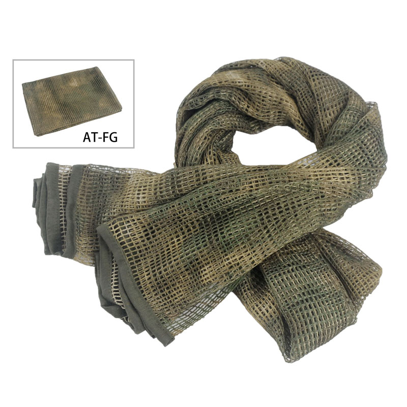 Camo Face Paint - Camouflage Mesh Scarf Sniper Veil Camouflage