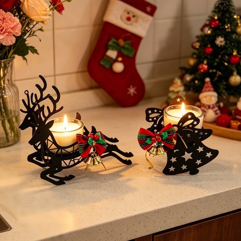 Deer Elk Christmas Candle Hold - Elk Bugle Call review and price