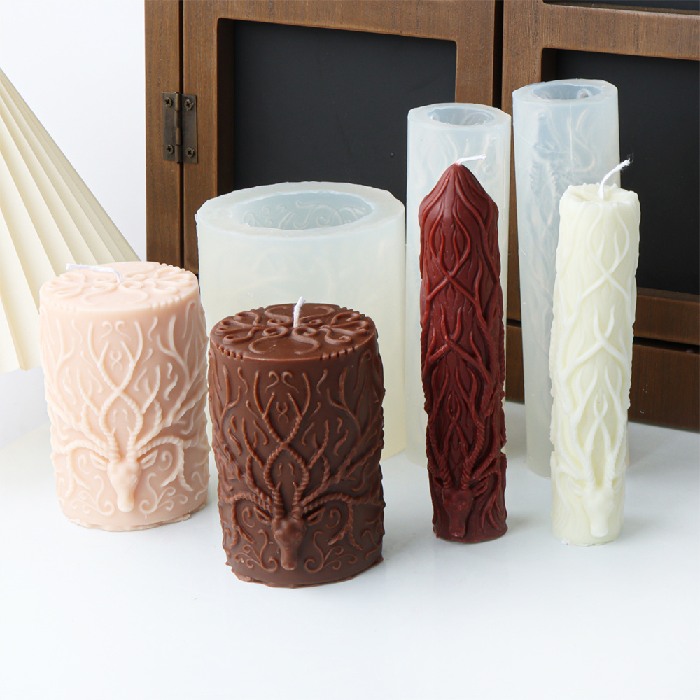 3D Reindeer Antle Pillar Candl - Elk Bugle Call review and price
