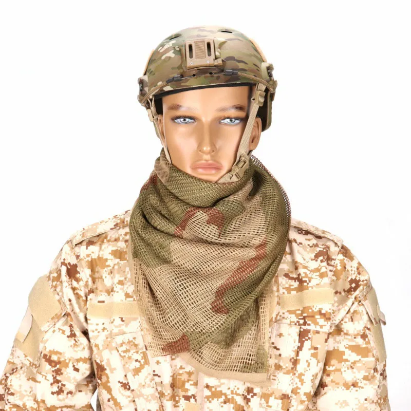 Tactical Mesh Breathbale Scarf - Camo Face Paint review and price