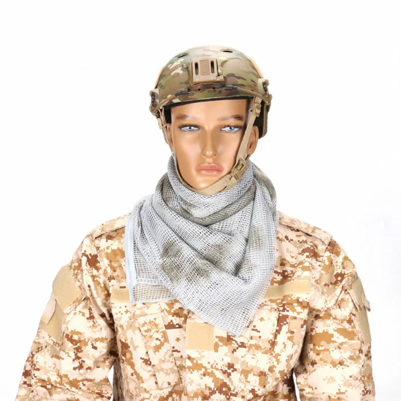 Tactical Mesh Breathbale Scarf - Camo Face Paint review and price