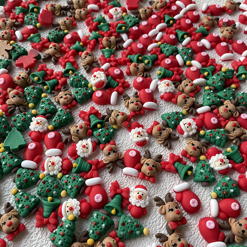 10Pcs Christmas Nails Charms C - Elk Bugle Call review and price