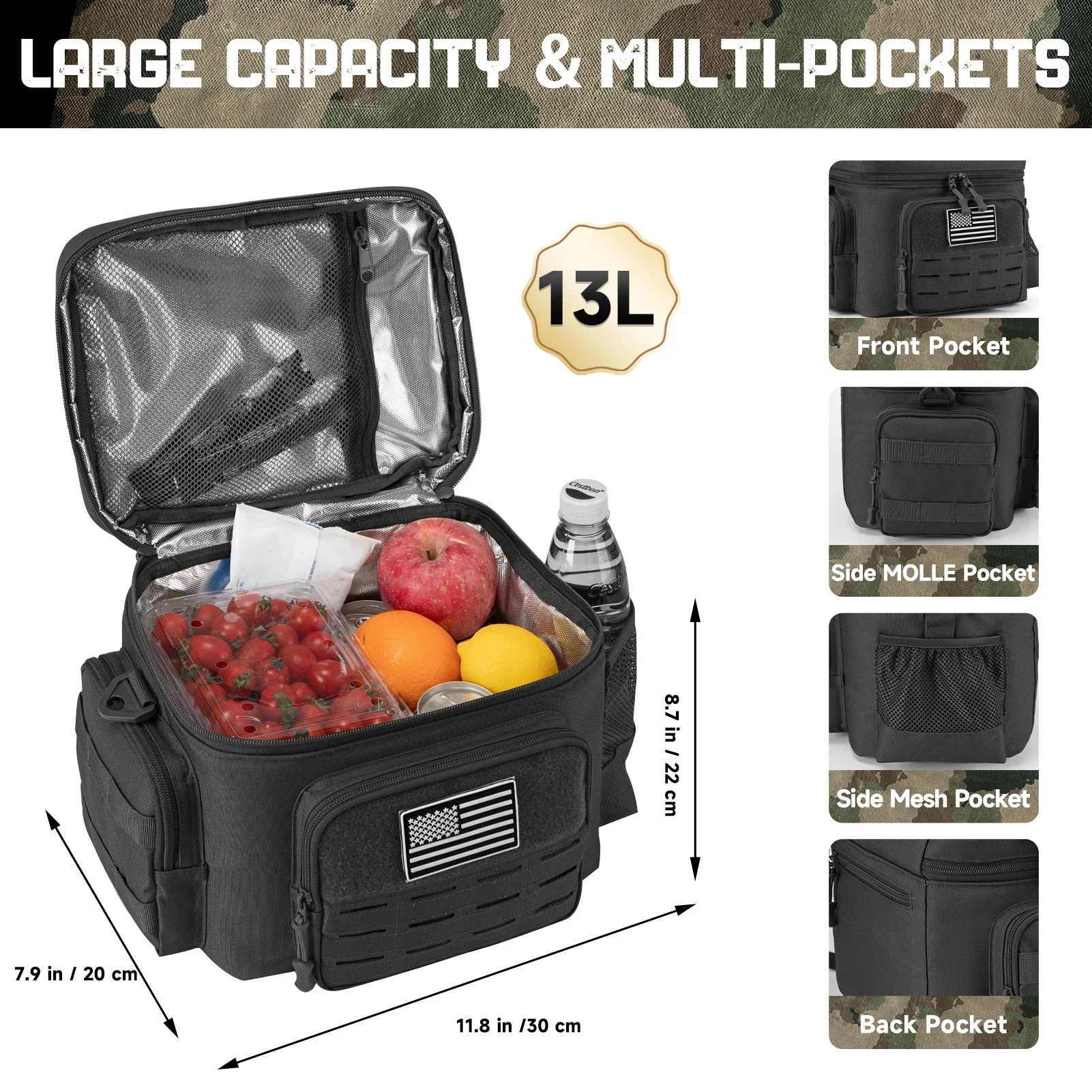13L Tactical Thermal Cooler Ba - Outdoor Hunting Gear Storage review and price