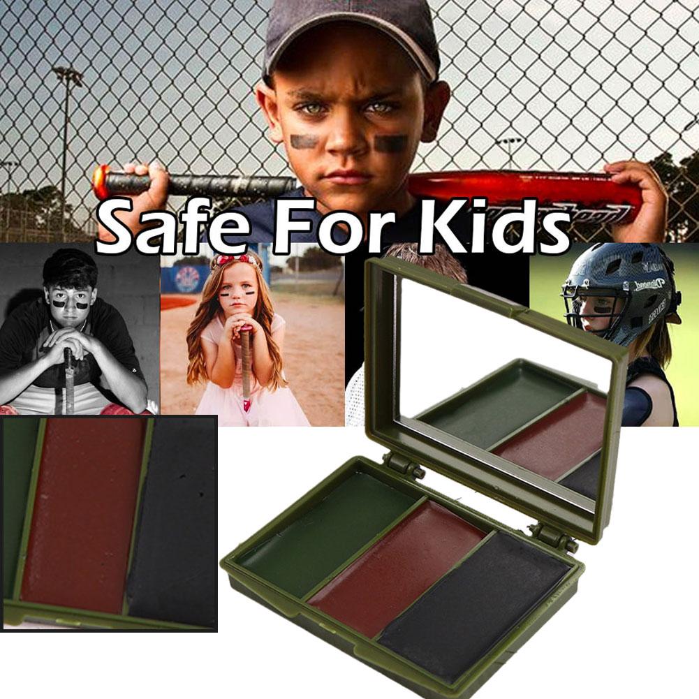 Three-Color Camouflage Facial  - Camo Face Paint review and price