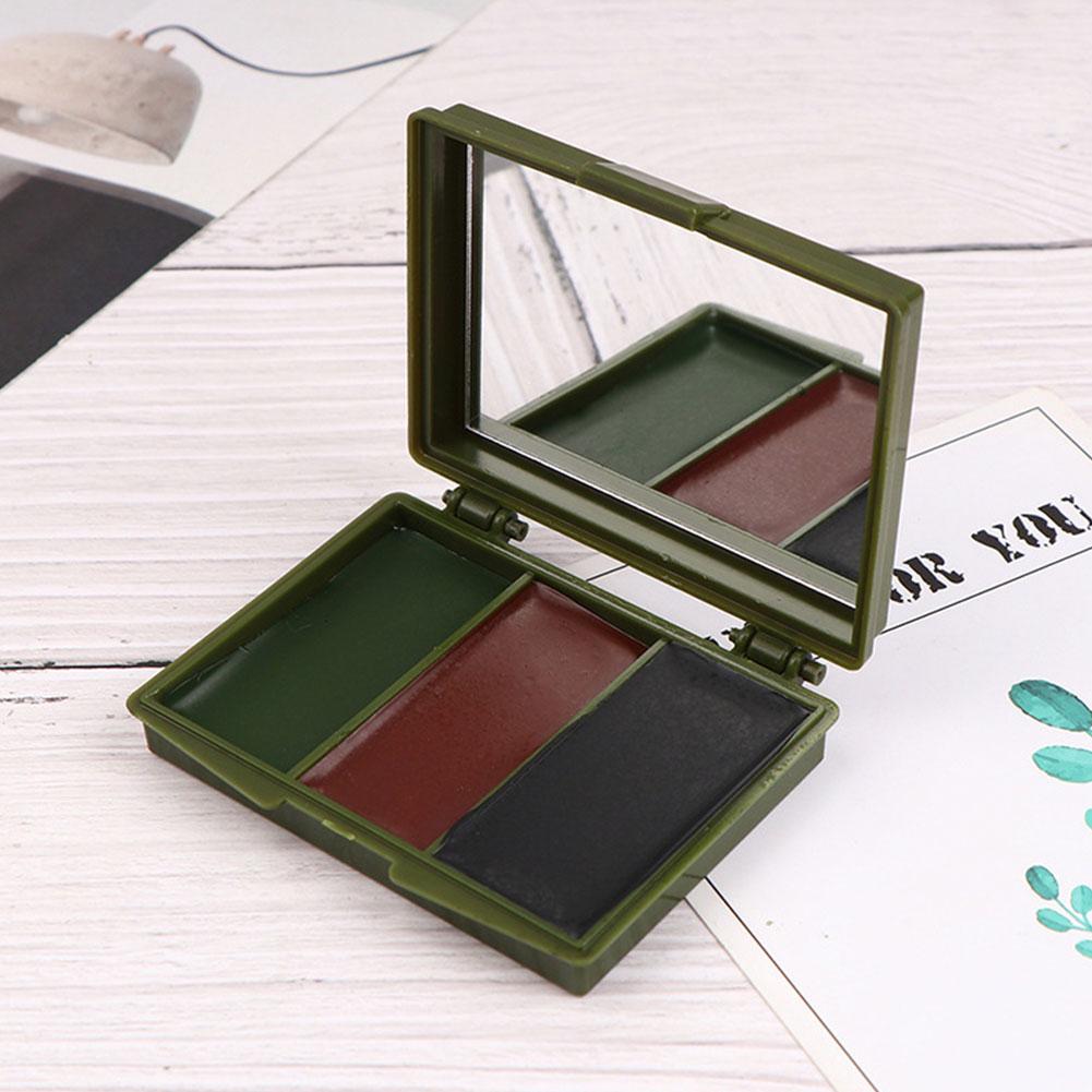 Three-Color Camouflage Facial  - Camo Face Paint review and price
